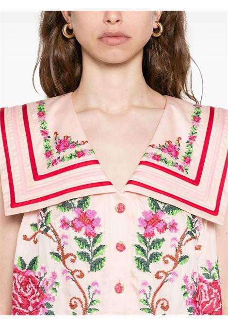 Abito con stampa floreale in rosa Farm rio - donna FARM RIO | 33581225036